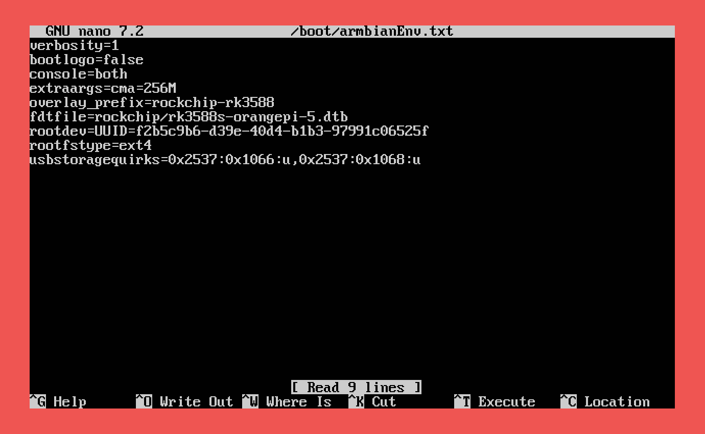 Boot Environment