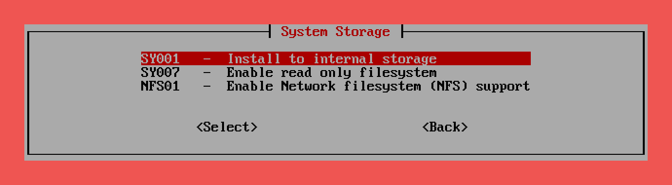 Install to internal storage