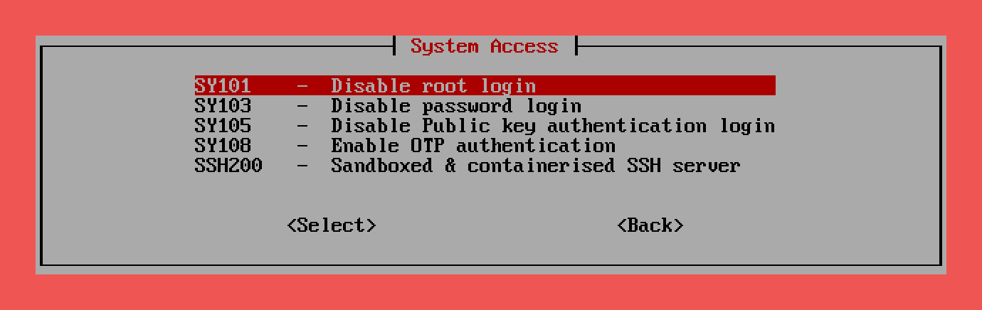 Disable root login