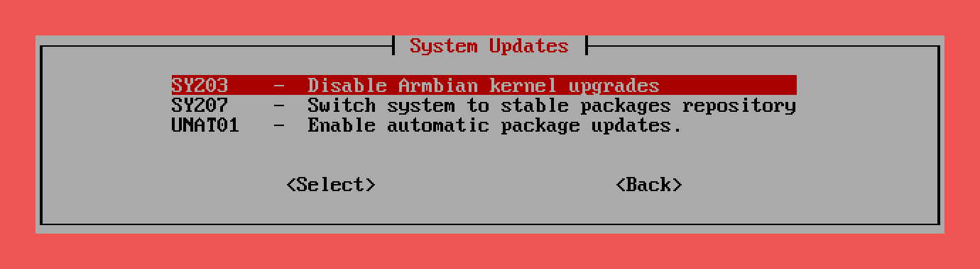 Enable Armbian firmware upgrades